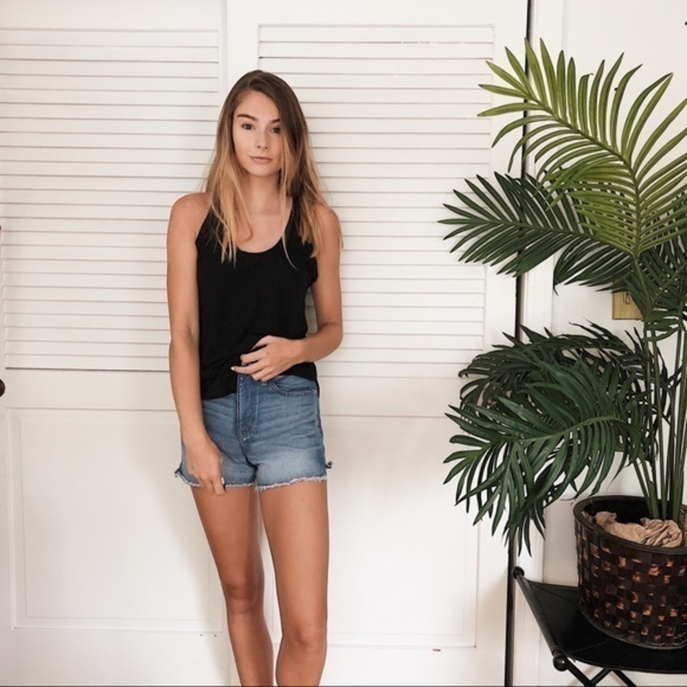 Anthropologie by Guest Editor Black Racerback Tank